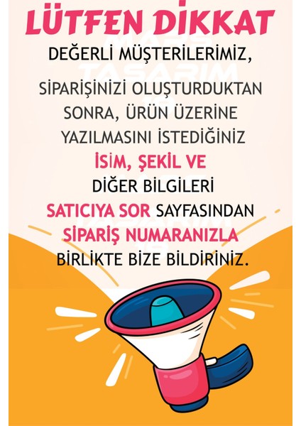 Isme Özel Ahşap Bulut Harf Dekoratif Tablo, Kapı ve Duvar Süsü