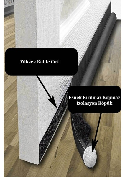Iki Adet Gri Kapı Altı Rüzgar ve Isı Yalıtım Süngeri Seti fiyatları