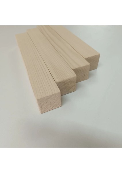 Ahşap Sineklik Çıtası, 1.7 cm Kare, 4 Parça, Farklı Ölçüler