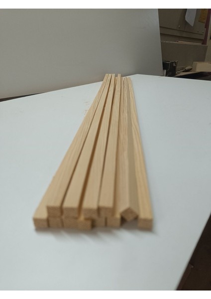 Ahşap Sineklik Çıtası, 1.7 cm Kare, 4 Parça, Farklı Ölçüler modelleri