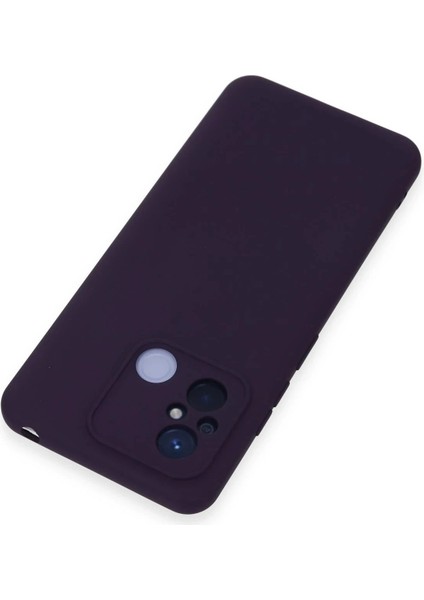 Newface Xiaomi Redmi 12C Kılıf Nano Içi Kadife Silikon - Mor modelleri