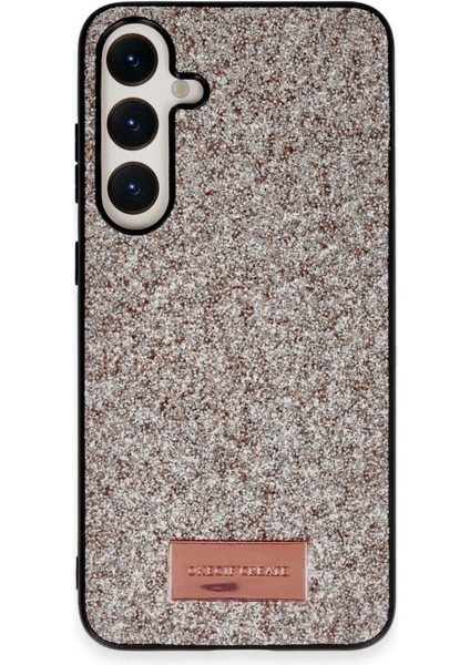 Onegif Samsung Galaxy A05S Bright Simli Kapak - Gold