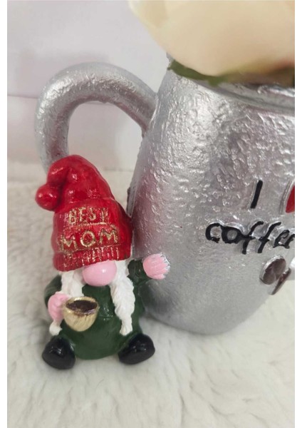 Çaydanlık Saksı Sukulent,''best Mom'' Yazılı Cüce Objeli Çaydanlık Sukulent Saksı. fırsatları