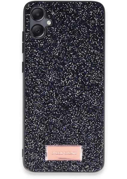 Onegif Samsung Galaxy A05 Bright Simli Kapak - Siyah