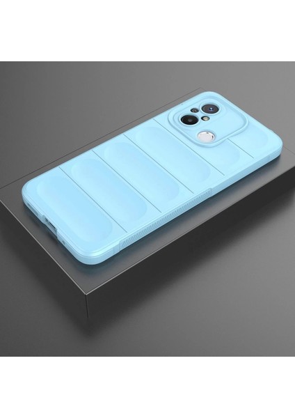 Newface Xiaomi Redmi 12C Kılıf Optimum Silikon - Sky Blue modelleri