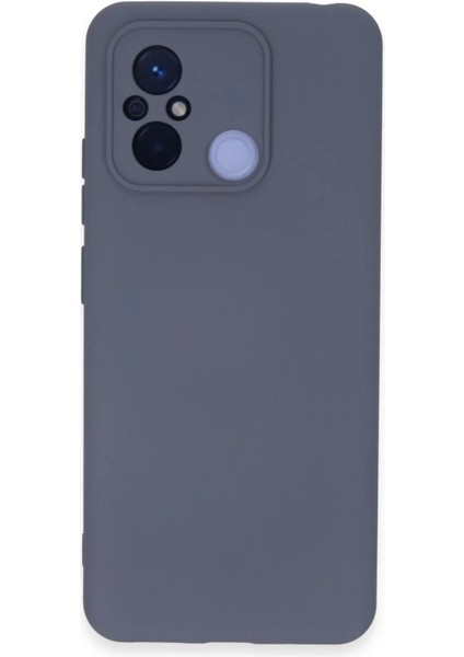 Newface Xiaomi Redmi 12C Kılıf Nano Içi Kadife Silikon - Gri
