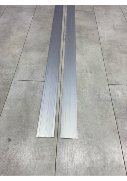 Geniş Kapı Eşik Profili 5.5 Cm, Parke Geçiş Profili 89 Cm, Gümüş Gri Renk fiyatları