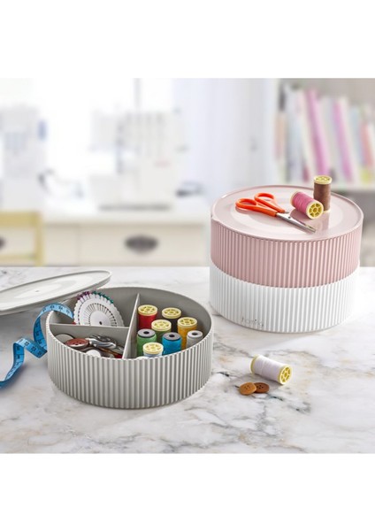 Çok Amaçlı 3'lü Kapaklı Makyaj ve Takı Organizer Seti, Şık ve Kullanışlı Tasarım