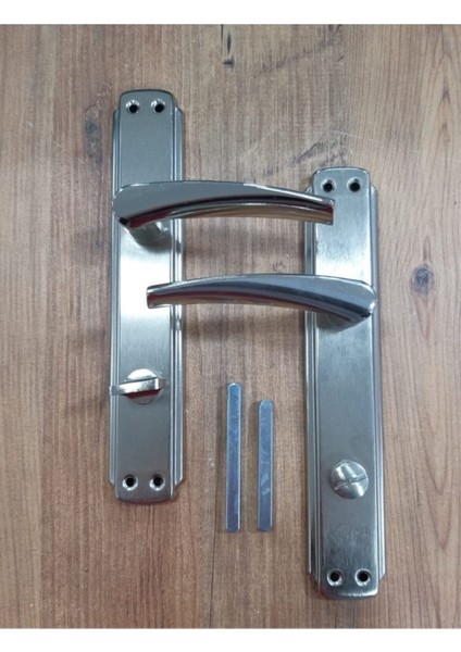 Aynalı Nikel Saten Banyo ve Wc Kapı Kolu Sağ, 1 Adet fiyatları