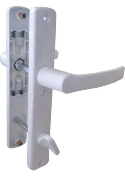 Beyaz Iki Yönlü Ayarlanabilir Pvc Kapı Kolu, Wc, Mutfak ve Banyo Için Uygun