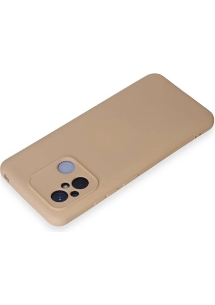 Newface Xiaomi Redmi 12C Kılıf Nano Içi Kadife Silikon - Pudra modelleri