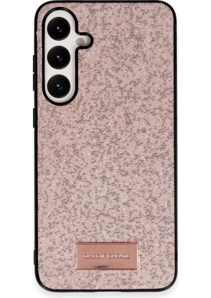 Onegif Samsung Galaxy A05S Bright Simli Kapak - Pembe