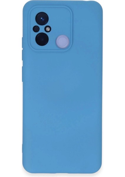 Newface Xiaomi Redmi 12C Kılıf Nano Içi Kadife Silikon - Mavi