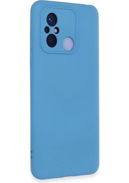 Newface Xiaomi Redmi 12C Kılıf Nano Içi Kadife Silikon - Mavi fiyatları