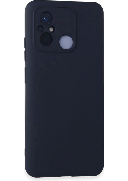 Newface Xiaomi Redmi 12C Kılıf Nano Içi Kadife Silikon - Lacivert