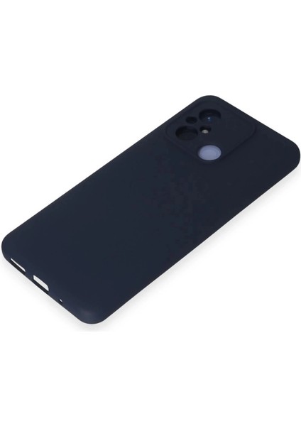Newface Xiaomi Redmi 12C Kılıf Nano Içi Kadife Silikon - Lacivert fırsatları