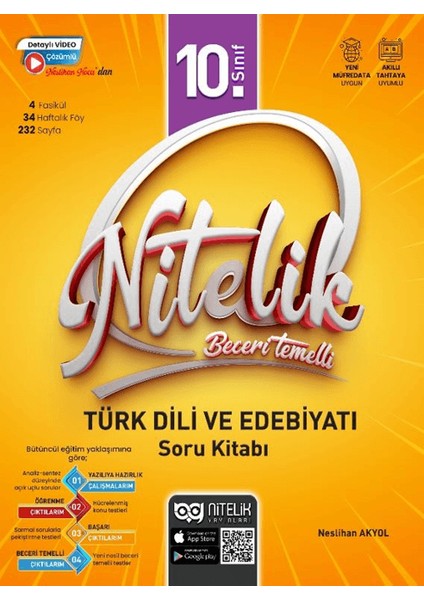 10. Sınıf Beceri Temelli Türk Dili ve Edebiyatı Soru Kitabı