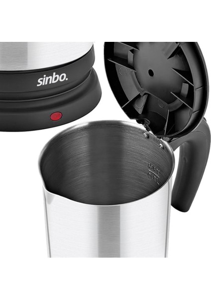 Sinbo Araç Içi Kettle Paslanmaz Çelik