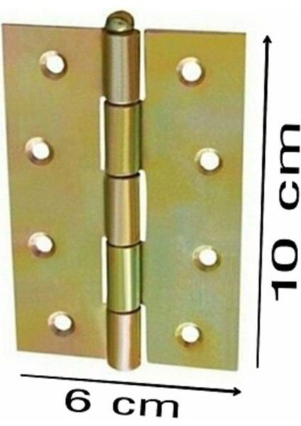 Yaprak Menteşe 4 No, 6 cm En, 10 cm Boy, 4 Adet Set fiyatları