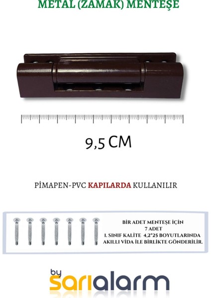 Koyu Kahverengi Pvc Kapı Menteşesi, Dayanıklı ve Şık Tasarım fiyatları
