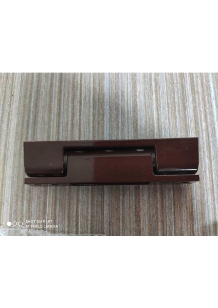 Zamak 95MM Pvc Pimapen Kapı Menteşesi 10'lu Set Kahverengi