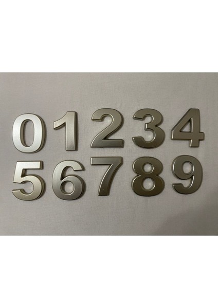 Altı Numara Sarı Gold Yapışkan Kapı Numarası, 4x5 Cm, Plastik fiyatları