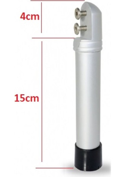 Alüminyum Gövde Wc Kompakt Ayak 12MM, Dayanıklı ve Şık Tasarım