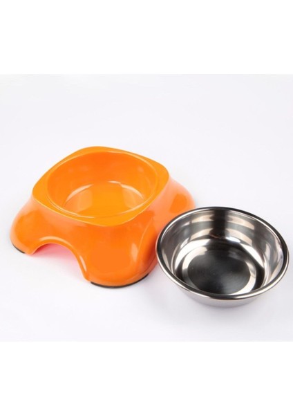 Sevimli Melamin Mama ve Su Kabı, 150 Ml, Canlı Turuncu Renkli, Dayanıklı Tasarım fiyatları