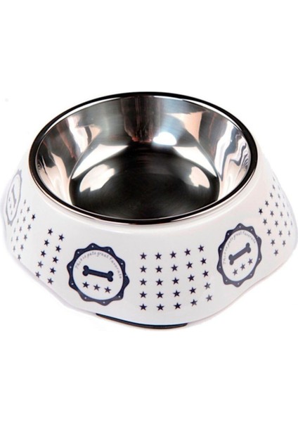 Gri Melamin Kedi Köpek Mama Kabı 150 Ml, Şık ve Dayanıklı Pet Aksesuarı