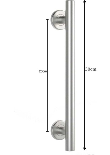Paslanmaz Riva Çekme Kolu 30CM, Gizli Vidalı, Inox Q20MM fiyatları