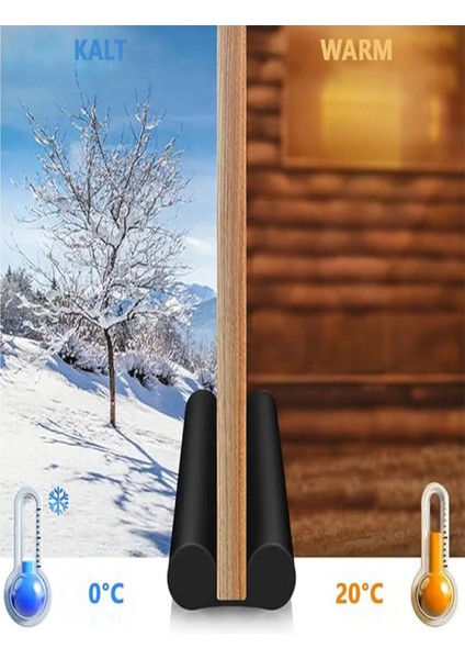 2 Adet Kapı Altı Izolasyon Bandı, Rüzgar ve Isı Koruyucu, Çift Taraflı Yalıtım fırsatları