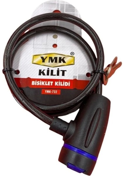 YMK-732 Güçlü 65CM Bisiklet Güvenlik Kilidi, Dayanıklı ve Pratik Kullanım