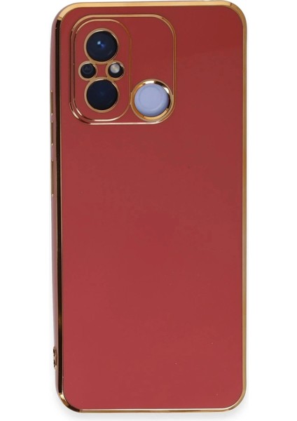 Newface Xiaomi Redmi 12C Kılıf Volet Silikon - Kırmızı