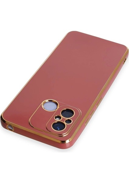 Newface Xiaomi Redmi 12C Kılıf Volet Silikon - Kırmızı modelleri