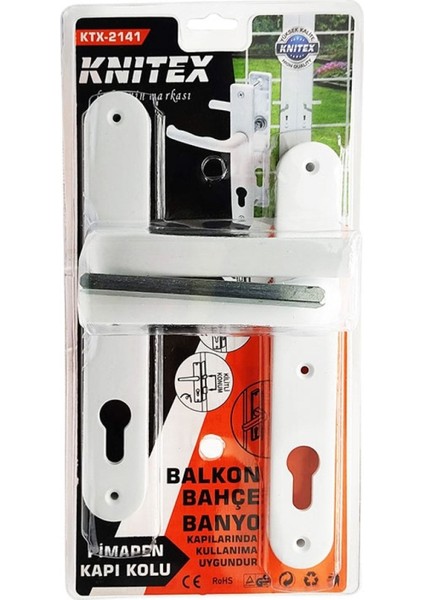 Beyaz Kapı Kolu KTX-2141, Şık ve Dayanıklı, Kolay Takım Için Idealdir fiyatları
