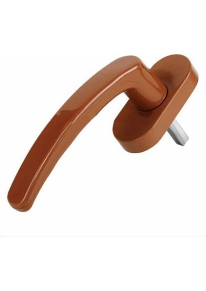 Kahverengi Pvc ve Alüminyum Pencere Kapı Kolu, Şık ve Dayanıklı Tasarım