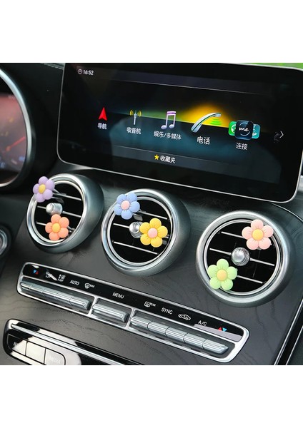 Araç içi Koku Seti, Çiçek Tasarımlı Araç Havalandırma Kokusu, Dekoratif Oto Aksesuar, Araç İçi Koku, Araç İçi Parfüm fiyatları