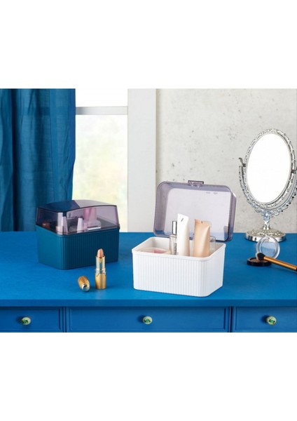 Beyaz Çok Amaçlı Aksesuar Kutusu, Şık ve Kullanışlı Depolama Çözümü