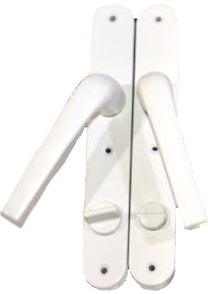 Beyaz Pvc Kapı Kolu, Wc ve Banyo Için Dayanıklı ve Şık Takım fiyatları