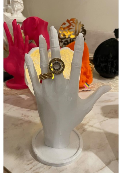 Şık 25CM Takı ve Mücevher Organizer Manken Seti Beyaz fırsatları