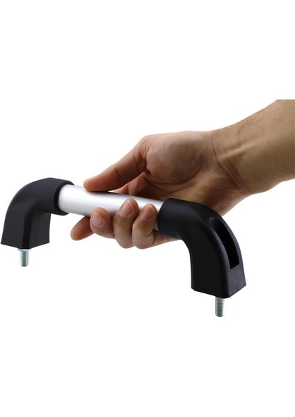 Krom ve Siyah Renkli 20 cm Profil Boru Tutamak, Çok Amaçlı Kullanım Için Ideal modelleri