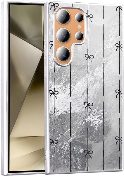 Galaxy S23 Ultra Kılıf Desenli Iksp Mep Kapak - Küçük Fiyonk