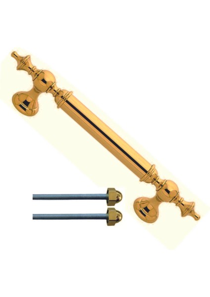 Sarı Çelik Kapı Çekme Kolu 32 Cm, Dayanıklı ve Şık Tasarım