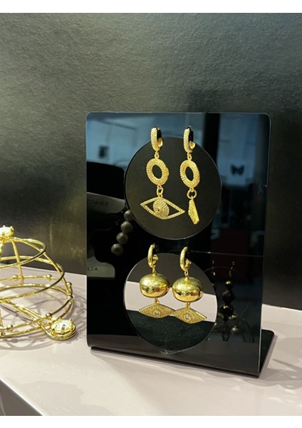 Siyah Küpe Standı, Şık ve Pratik Takı Düzenleyici