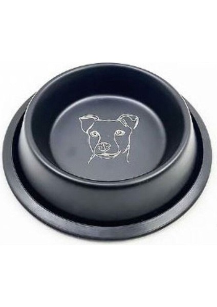 Çok Renkli Lazer Işlemeli Köpek Mama ve Su Kabı 32 Oz