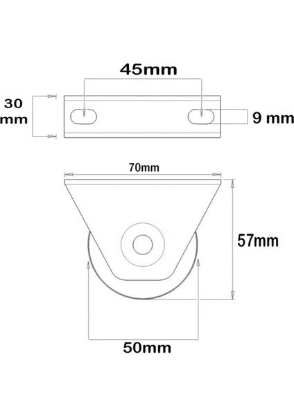 50MM Bilyalı Rulmanlı Kapı Ray Sürgülü Makara Tekeri fırsatları