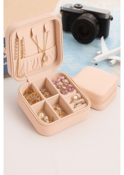 Şık Taşınabilir Takı Kutusu, Küçük ve Pratik Organizer, Güzel Tasarım