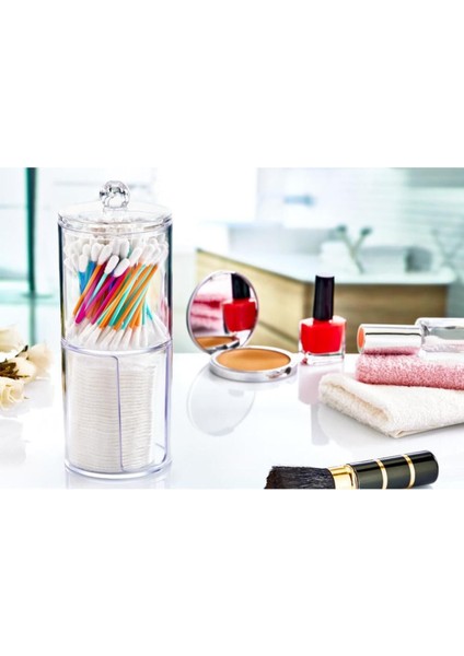 Şeffaf Çift Katlı Pamukluk Silindiri, Temizlik ve Bakım Için Ideal, Dayanıklı ve Hafif fiyatları