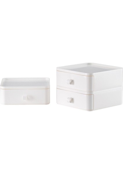 3 Katlı Çok Amaçlı Organizer, Makyaj ve Ofis Düzenleyici, Beyaz Renk modelleri