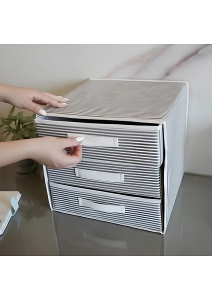 Çok Amaçlı Çok Renkli 3 Katlı Kumaş Organizer indirimleri